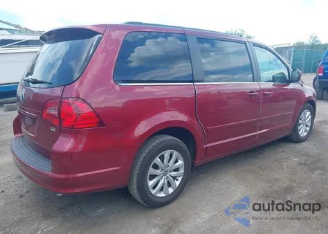 2012 Volkswagen Routan Se из США, поврежденный, VIN 2C4RVABG5CR355524